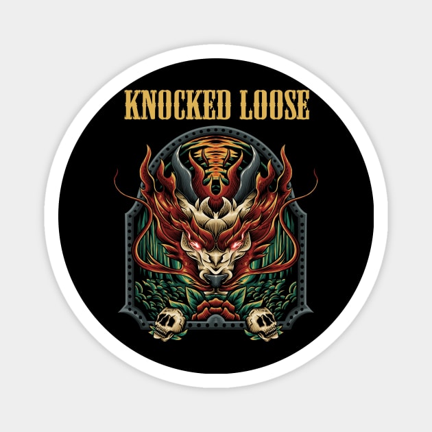 KNOCKED LOOSE BAND Magnet by MrtimDraws